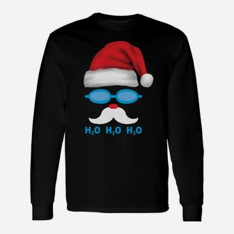 Santa Swimming Special Long Sleeve T-Shirt - Monsterry AU