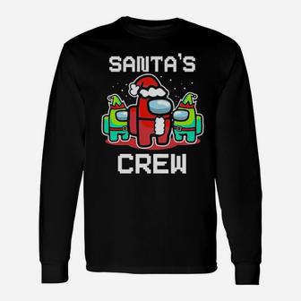 Santa's Crew Long Sleeve T-Shirt - Monsterry AU