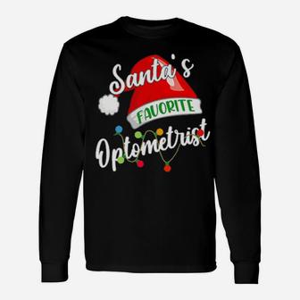 Santas Favorite Optometrist Long Sleeve T-Shirt - Monsterry AU