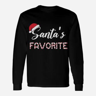 Santa's Favorite School Bus Driver Pajama Christmas Funny Unisex Long Sleeve | Crazezy