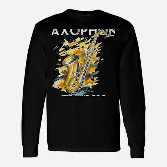 Saxophone Lover Saxophone Player Musician Musical Gift Tee Unisex Long Sleeve | Crazezy
