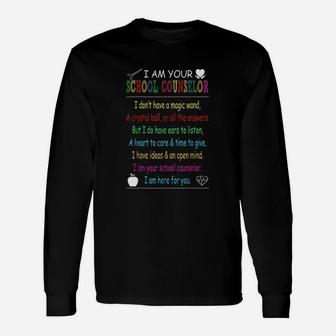 School Counselor Counseling Saying Unisex Long Sleeve | Crazezy DE