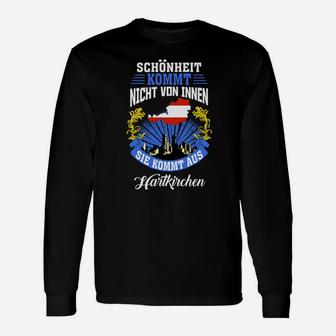 Schwarzes Langarmshirts Schönheit aus Haithabu - Spruch Tee für Geschichtsliebhaber - Seseable