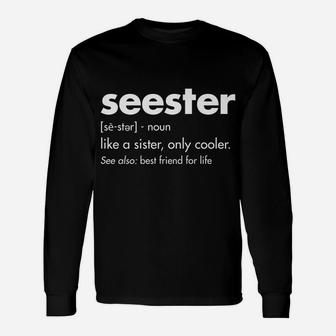 Seester Definition Apparel - Best Friend For Life Unisex Long Sleeve | Crazezy DE