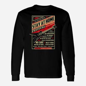 Self Isolation Present Stay At Home Festival March 2020 Shirt 1 Long Sleeve T-Shirt - Thegiftio