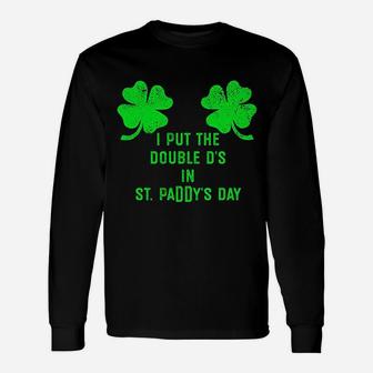 Shamrock Irish Saint Paddys St Patricks Day Long Sleeve T-Shirt - Thegiftio UK