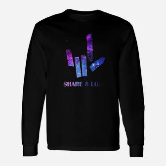 Share & Love Unisex Long Sleeve | Crazezy AU