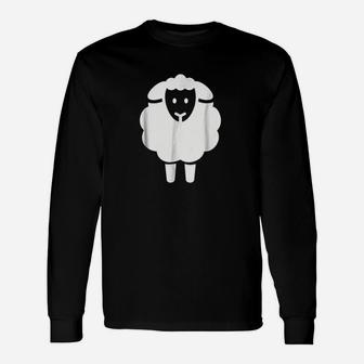 Sheep With Face Unisex Long Sleeve | Crazezy AU