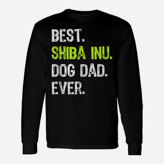 Shiba Inu Dog Dad Fathers Day Dog Lovers Unisex Long Sleeve | Crazezy DE