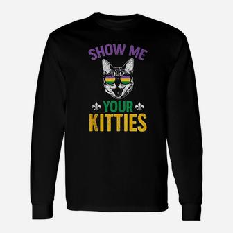 Show Me Your Kitties Unisex Long Sleeve | Crazezy DE