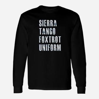 Sierra Tango Foxtrot Uniform Unisex Long Sleeve | Crazezy AU