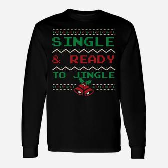 Single & Ready To Jingle - Funny Christmas Unisex Long Sleeve | Crazezy