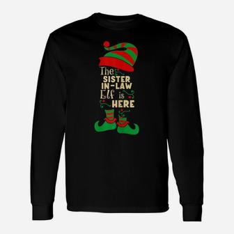 Sister-In-Law Elf Christmas Matching Family Pajama Christmas Unisex Long Sleeve | Crazezy AU