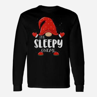 Sleepy Gnome Matching Family Group Christmas Pajama Unisex Long Sleeve | Crazezy AU