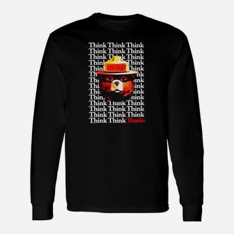 Smokey Bear Think Think Thanks Long Sleeve T-Shirt - Thegiftio