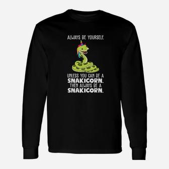 Snake Unicorn Ball Python Lover Unisex Long Sleeve | Crazezy AU