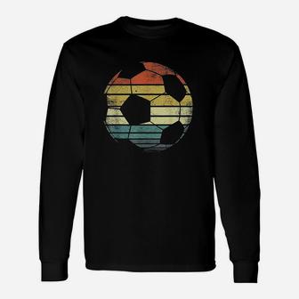 Soccer Player Ball Vintage Style Coach Unisex Long Sleeve | Crazezy