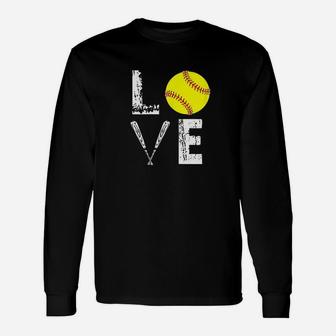 Softball Love Unisex Long Sleeve | Crazezy