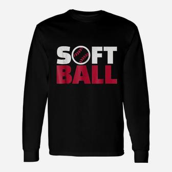 Softball Unisex Long Sleeve | Crazezy UK
