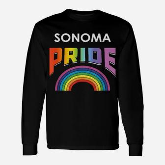 Sonoma Lgbt Pride Rainbow Long Sleeve T-Shirt - Monsterry