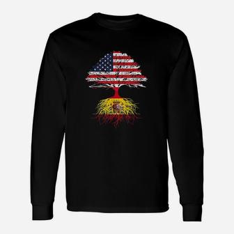 Spanish Roots American Grown Spain Unisex Long Sleeve | Crazezy