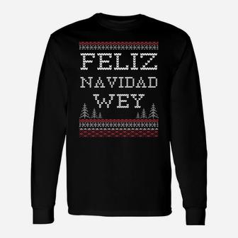 Spanish Ugly Christmas Sweatshirt - Mexican Sweatshirt Unisex Long Sleeve | Crazezy DE