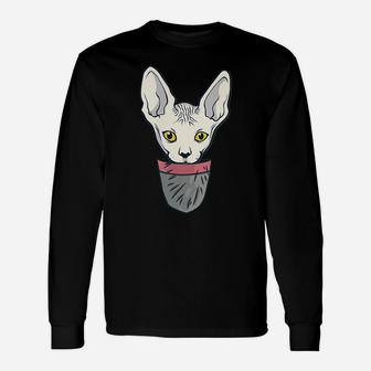 Sphynx Cat Pocket Kitty Themed Gifts Pet Kitten Animal Lover Unisex Long Sleeve | Crazezy