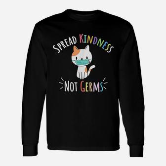 Spread Kindness Not Germs Unisex Long Sleeve | Crazezy CA
