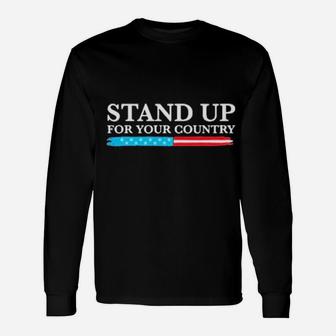 Stand Up For Your Country Long Sleeve T-Shirt - Monsterry UK