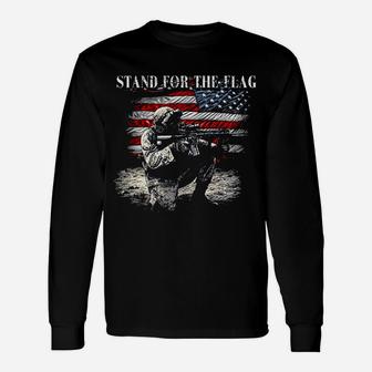 Stand For The Flag Unisex Long Sleeve | Crazezy CA