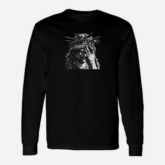 Statue Of Liberty Crying Unisex Long Sleeve | Crazezy CA