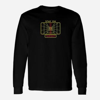 Stay On Target Space Target Reticle Unisex Long Sleeve | Crazezy