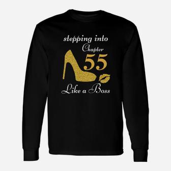 Stepping Into Chapter 55 Like A Boss Long Sleeve T-Shirt - Monsterry AU