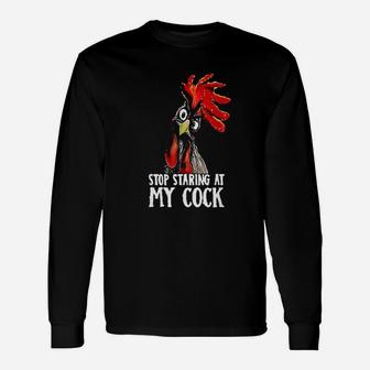 Stop Staring At My Cook Unisex Long Sleeve | Crazezy