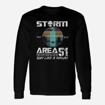 Storm Area 51 Unisex Long Sleeve | Crazezy UK