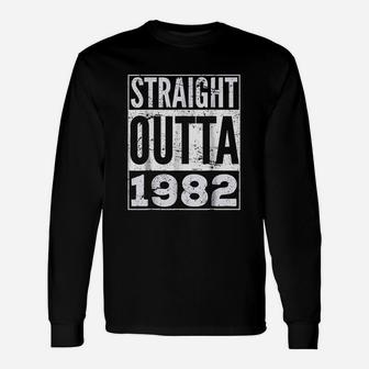 Straight Outta 1982 39Th Birthday Unisex Long Sleeve | Crazezy DE