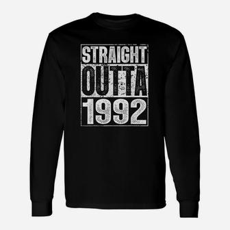 Straight Outta 1992 29Th Bithday Gift 29 Years Old Birthday Unisex Long Sleeve | Crazezy DE