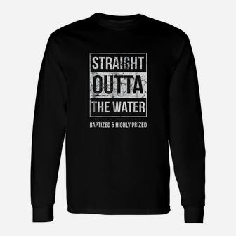 Straight Outta Water Unisex Long Sleeve | Crazezy