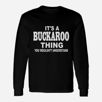Stuff With Attitude Buckaroo Thing Black Unisex Long Sleeve | Crazezy UK
