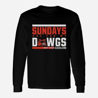 Sundays Are For My Dawgs Unisex Long Sleeve | Crazezy AU