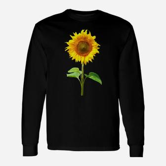Sunflower Summer Flower Garden Nature Unisex Long Sleeve | Crazezy
