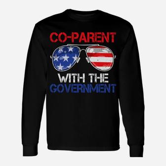 Sunglasses Usa Flag I Don’T Coparent With The Government Unisex Long Sleeve | Crazezy AU