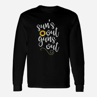 Suns Out Sunflower Unisex Long Sleeve | Crazezy AU