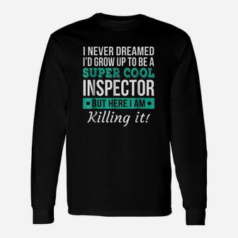 Super Cool Inspector Long Sleeve T-Shirt - Thegiftio UK
