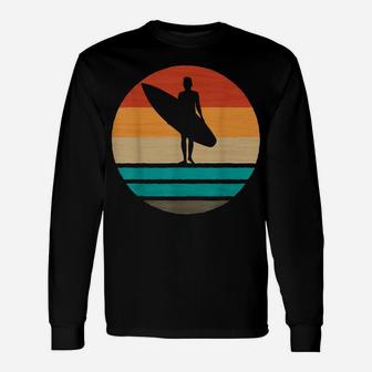 Surf Surfing Surfboard Sunset 70S 80S Surfer Summer Sun Unisex Long Sleeve | Crazezy