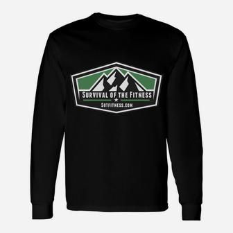 Survival Of The Fitness Unisex Long Sleeve | Crazezy CA