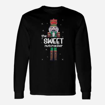 Sweet Nutcracker Family Matching Funny Gift Pajama Sweatshirt Unisex Long Sleeve | Crazezy