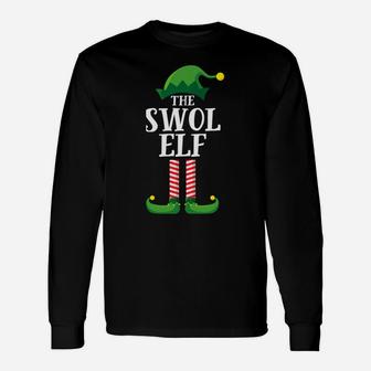 Swol Elf Matching Family Group Christmas Party Pajama Unisex Long Sleeve | Crazezy CA
