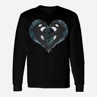Taken For A Whale Orcas Heart Love Valentine Outfit Long Sleeve T-Shirt - Thegiftio