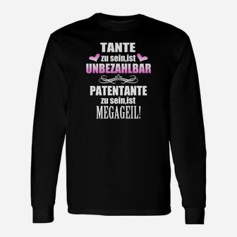 Tante Unbezahlbar Patentante Megageil Langarmshirts - Seseable